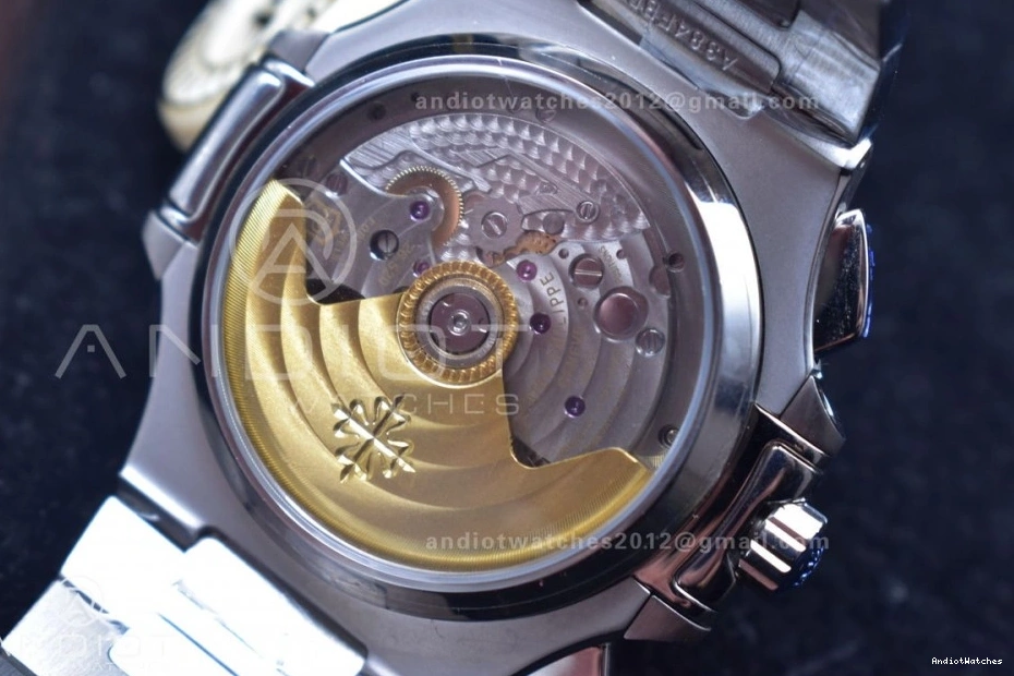 A7750 Wht PPF SS Mod Nautilus 435 5980 Stk Date Cozy Chrono SS 0805
